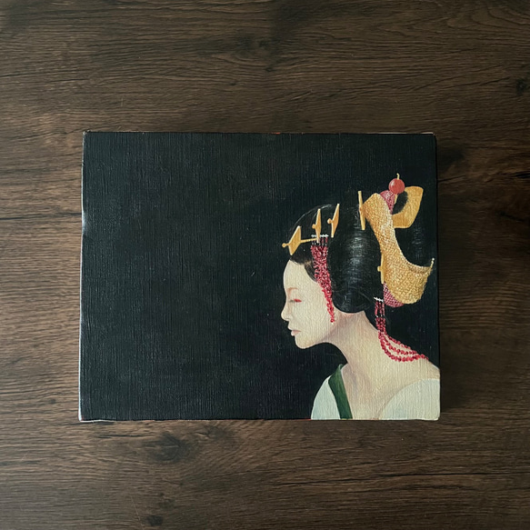 人物 油彩画 F3 肉筆(額装無) 絵画 antique art nozomi 通販