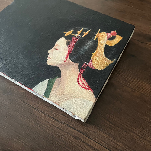Yahoo!オークション - 手書き油絵 Board flag 絵画 インテリア