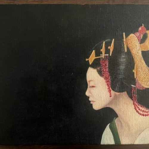 人物 油彩画 F3 肉筆(額装無) 絵画 antique art nozomi 通販 18939079