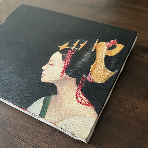 印象派　肉筆油彩画　作者不詳 791d8cbfdc80d66d844f705c922a2a