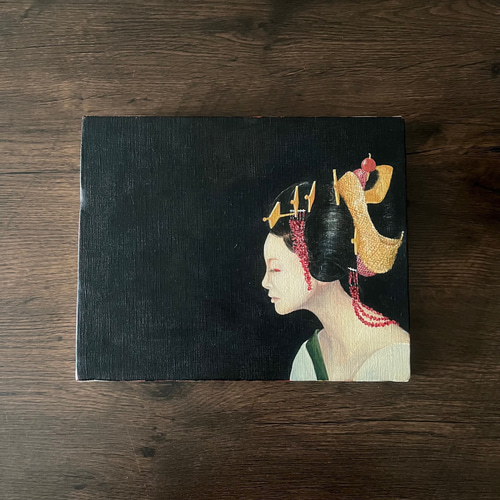 人物 油彩画 F3 肉筆(額装無) 絵画 antique art nozomi 通販 18939079