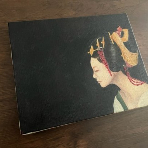 vintage ART 肉筆油彩画 肉筆油彩画 一本桜と富士 ―三宝堂オンラインショップ