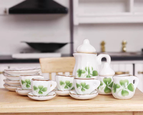 ミニチュア アフタヌーンティー15点セット 全5種類 ミニチュアお皿