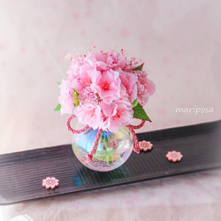 お正月お飾り花 2026～ 紅白江戸椿 お正月アレンジ・リニューアル