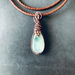 勾玉 ラリマー magatama120 ネックレス・ペンダント せんとば～な～堂