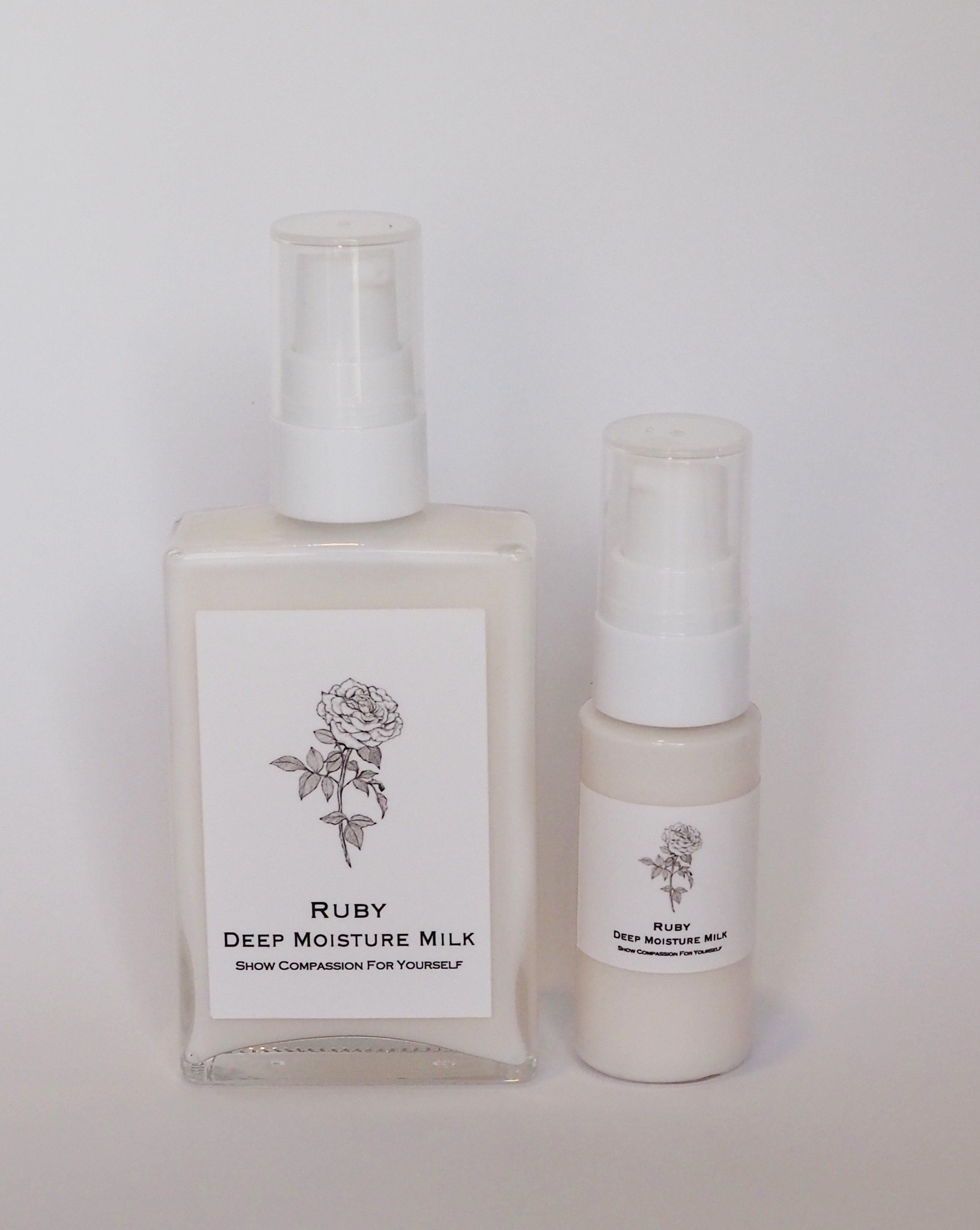 ルビー　ディープモイスチャーミルク（フェイス&ハンド）55ml＆21ml
