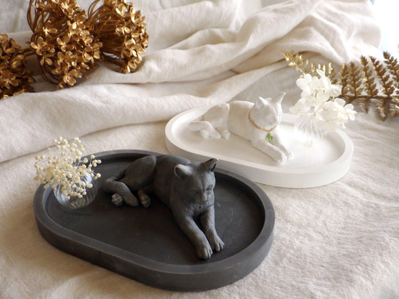 ゆったりくつろぐ 猫のアロマストーン □ 猫のいる暮らしを再現