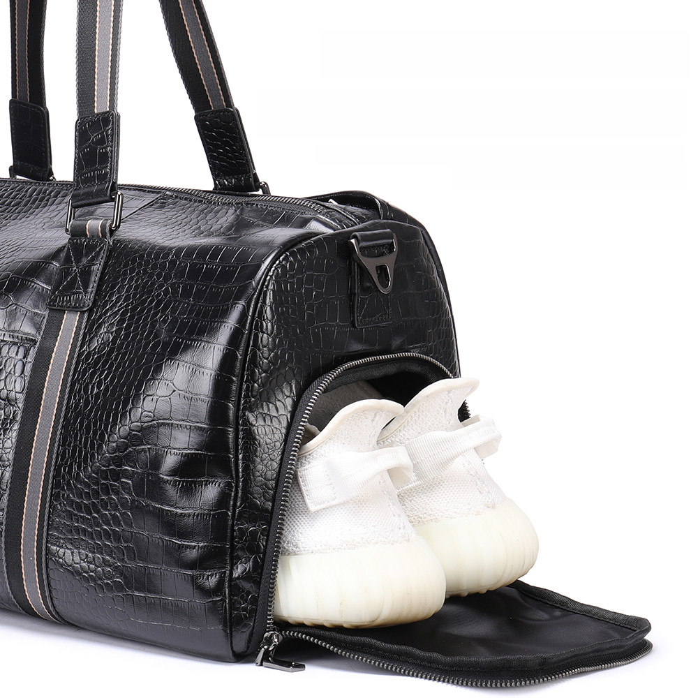 2 way防水トラベルバッグ植付タンニン牛革ボストンバッグレトロトートバッグ