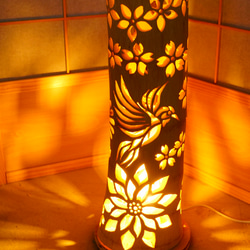 竹灯り 〜〜桜と和〜 竹灯籠 極太孟宗竹 彫刻 sada 通販 11231049