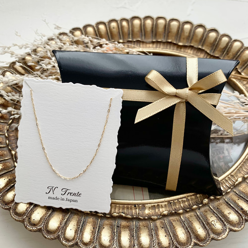 送料無料＊【K18(18金)】2連 華やか きらめくイタリアチェーン