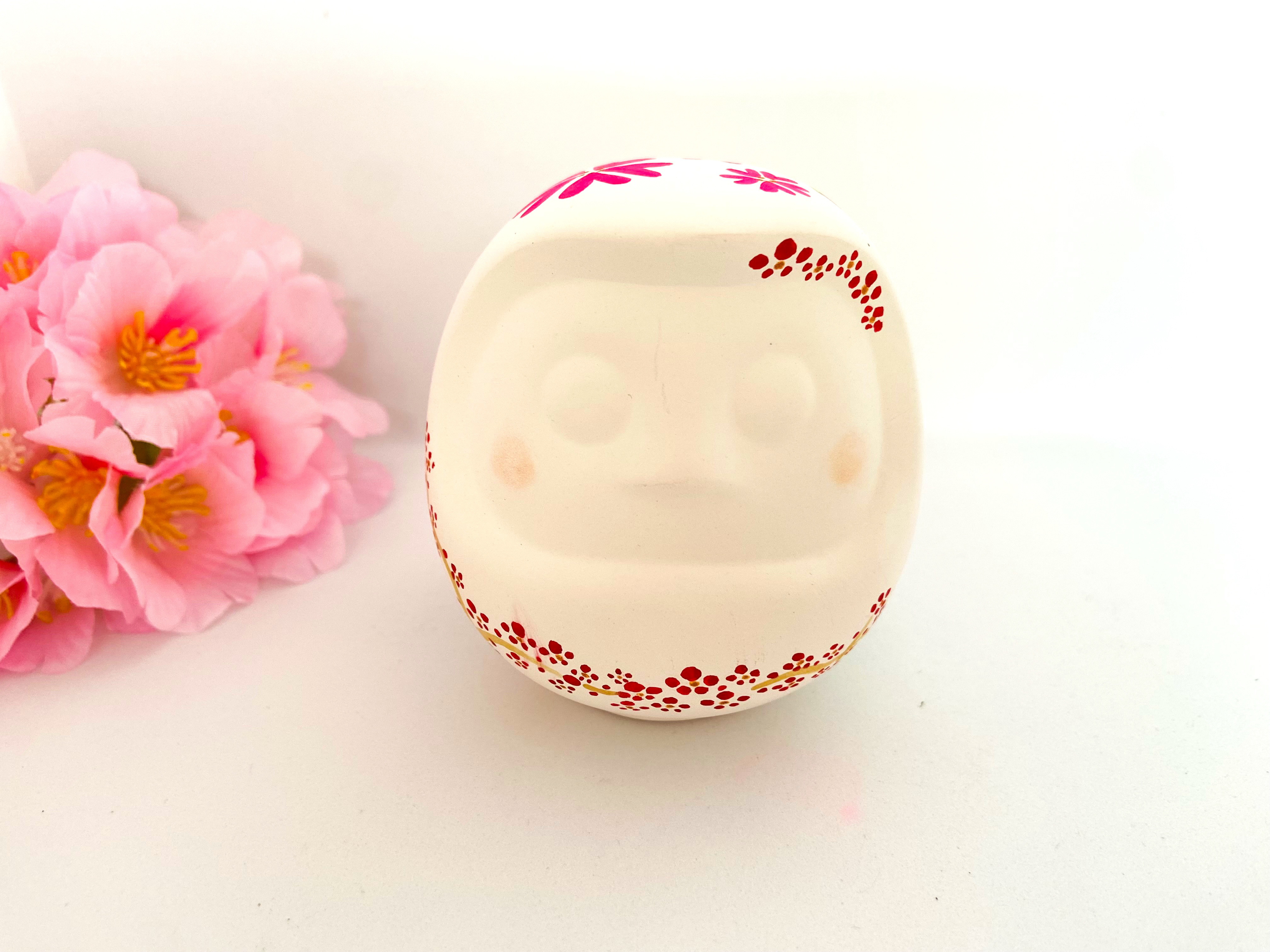 幸せ春だるまー手描き