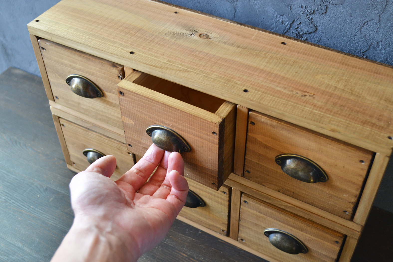 0310mito 日本産ひのきの木製チェスト(引き出し３個で１set)