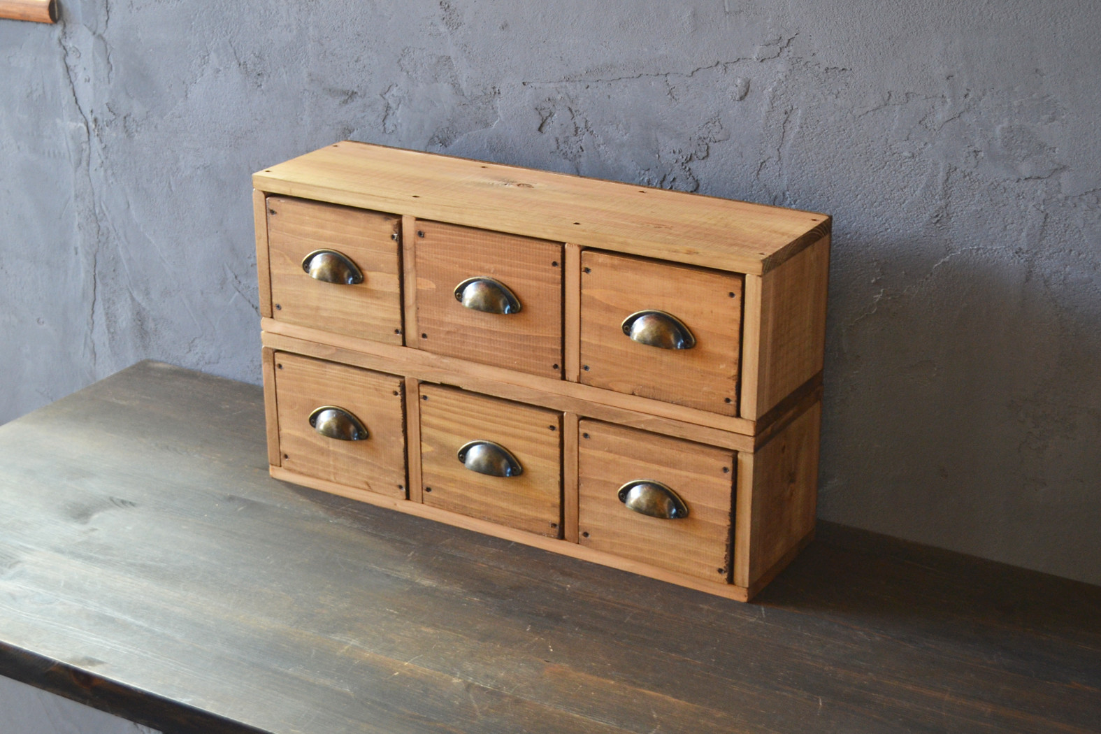 0310mito 日本産ひのきの木製チェスト(引き出し３個で１set)