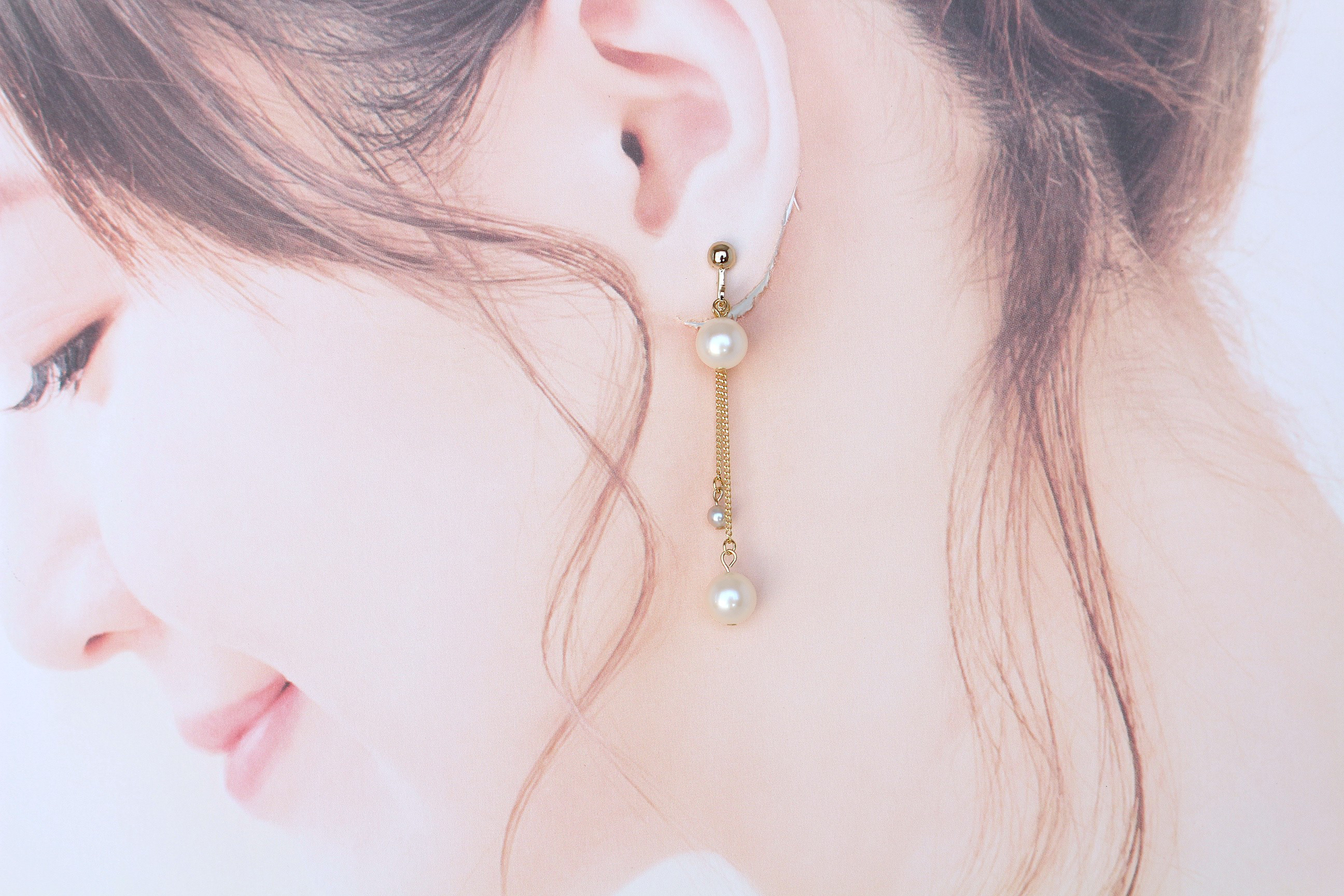 あこや本真珠　スウィングイヤリング