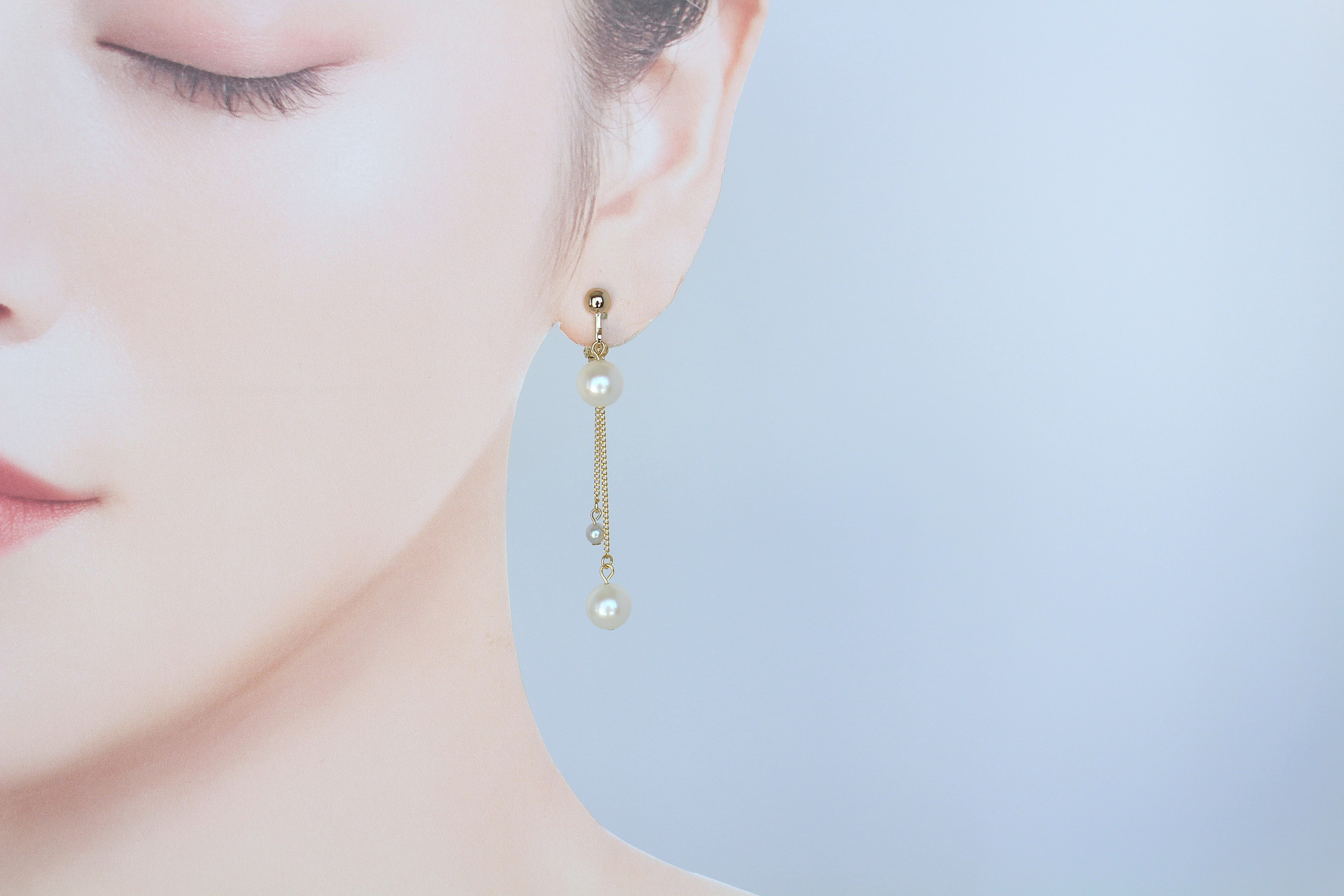 あこや本真珠　スウィングイヤリング