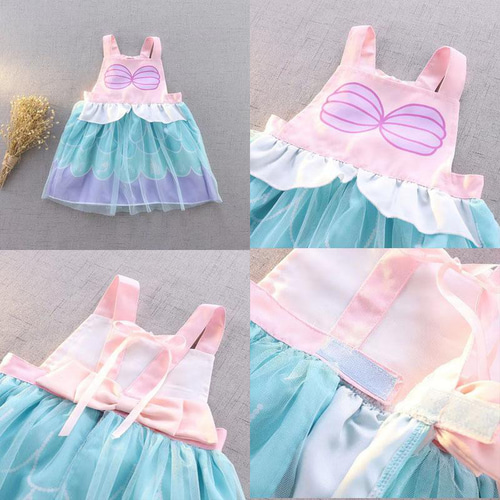 お姫様ドレスエプロン♡即納品1着のみ エプロン ロング 綿 ドレス X型 フリル 姫 メイド ポケット