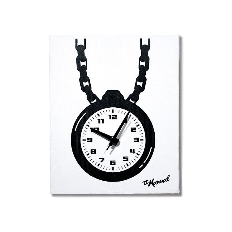 BIG PE Clock (WHITE)