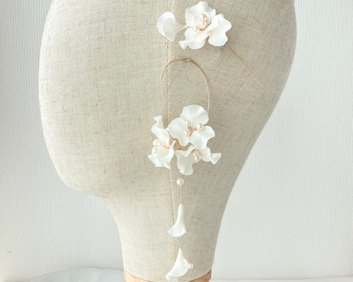 ラスト1点☆2way イヤーカフ 花嫁 ウェディング 結婚式 スイートピー