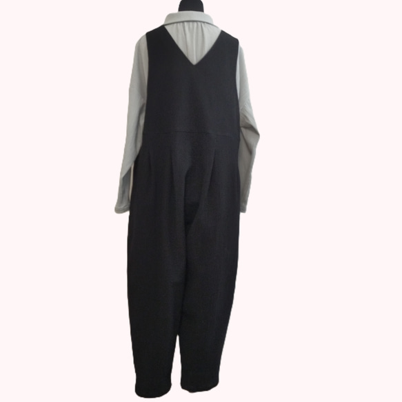 リラックス気分♪　高島ちぢみ　サロペットパンツ 9枚目の画像