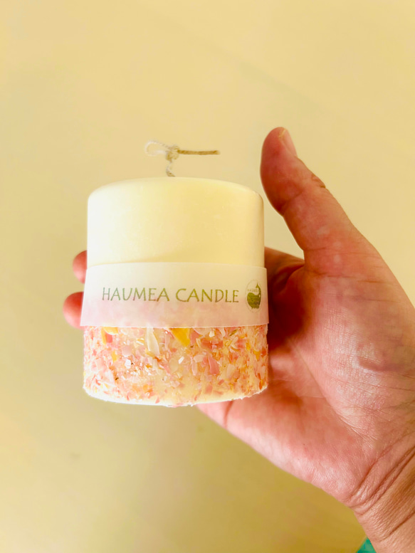 ★桜貝の囁き - 優しさに包まれるソイキャンドル アロマキャンドル 精油 癒し 桜貝プレゼント　桜 7枚目の画像