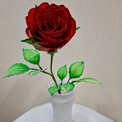 アメリカンフラワーワインレッド薔薇 プリザーブドフラワー 『ローズ ララ ワインレッド 02780-471