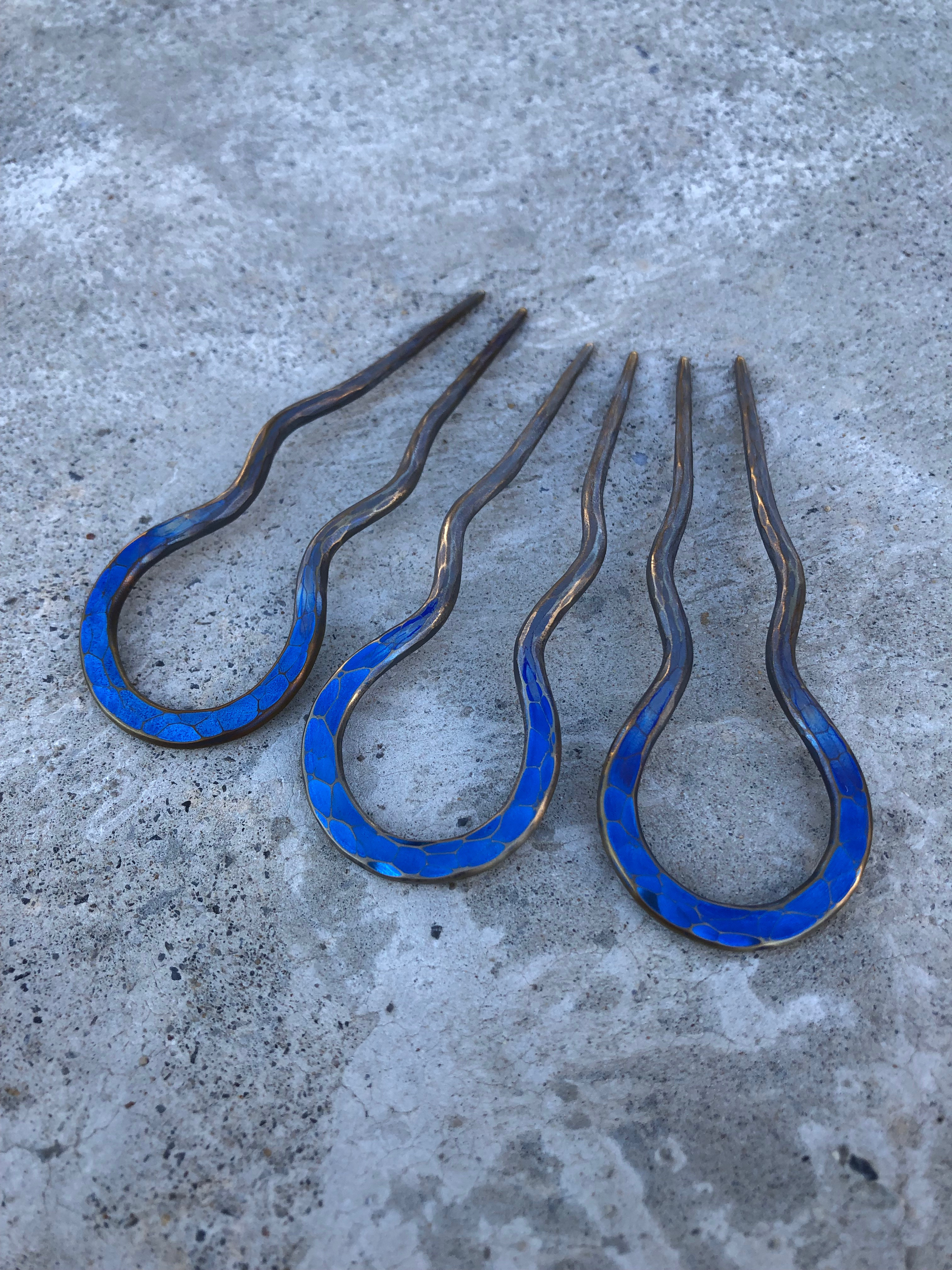 titanium royal hairpin 2 王家の簪 純チタン製高級簪 かんざし ヘアスティック