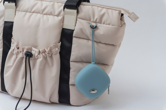 FuFu フワモコトートキャリー　オフホワイト　ー 　ペットキャリーバッグ　軽量　撥水素材　両利き対応 12枚目の画像