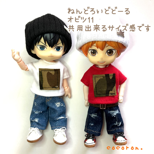 ダメージ ジーンズ】ねんどろいどどーる オビツ11 等向き ドール服