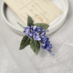 * vintage flower ❀ * シックな布花の コサージュ vintage flower ❀ * シックな布花の コサージュ