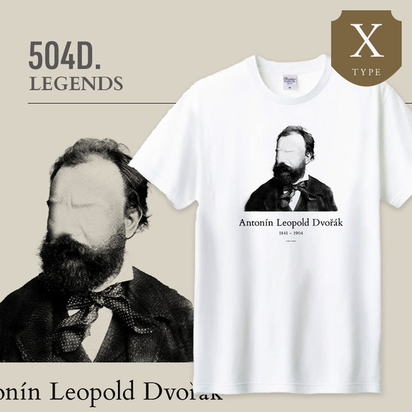 偉人Tシャツ｜ドヴォルザーク｜THE LEGENDS Tシャツ 504D. 通販