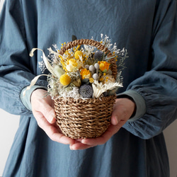 ミモザのドライフラワーガーランド◯ミニスワッグ3点