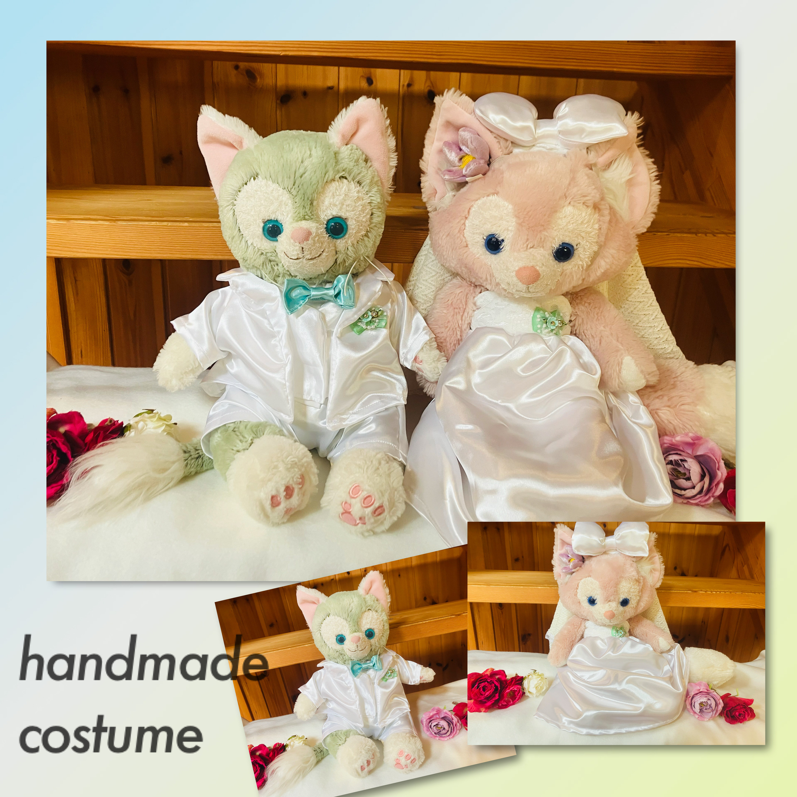 ジェラトーニ＆リーナベル　コスチューム　ウェディングコスチューム　結婚式　　ウェディングドレス　クッキーアン　ステラルー