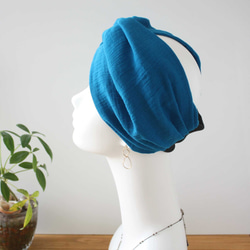 ぱむ　穴あきwoolニット  幅広ヘアバンド / ターバン ぱむ様 専用 穴あきwoolニット 幅広ヘアバンド / ターバン