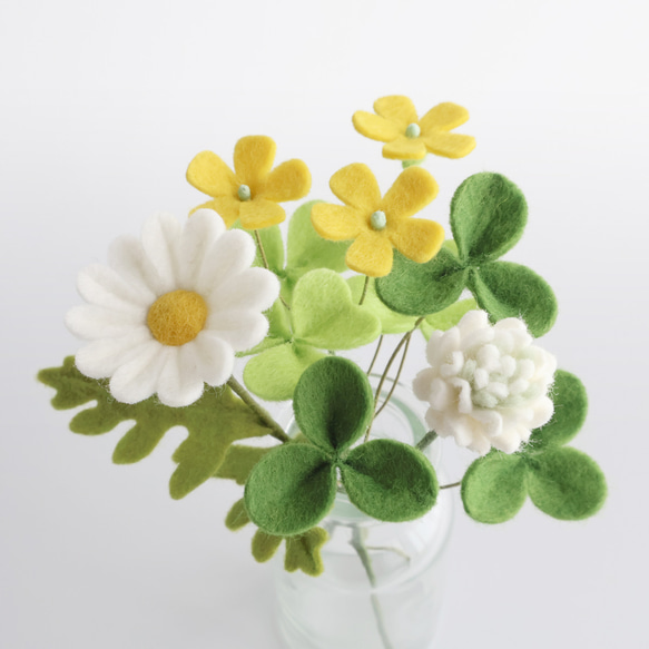 野の花セット（フェルトフラワー） アートフラワー nonoca 通販