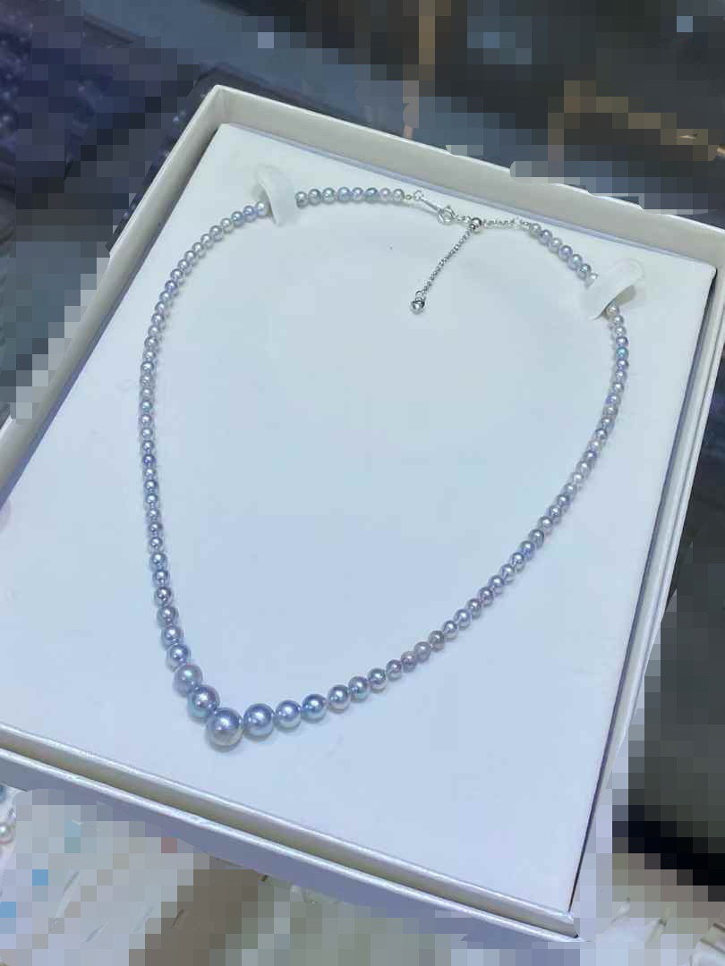 【高級】あこや真珠　一連ネックレスs925