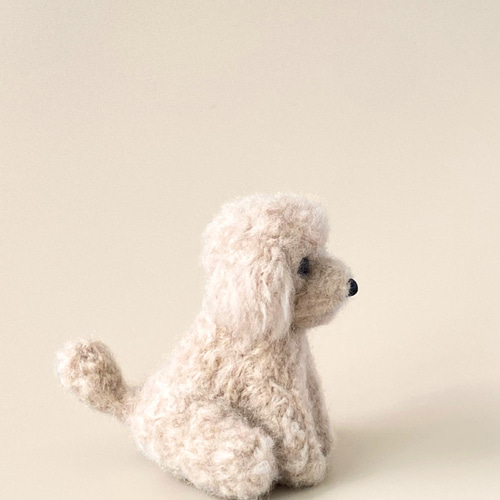 いつでもいっしょ♪ ふわふわ小さなトイプードル 犬のぬいぐるみ