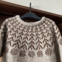 アイスランドロピーセーター ＊お花＊ ニット・セーター misa 通販