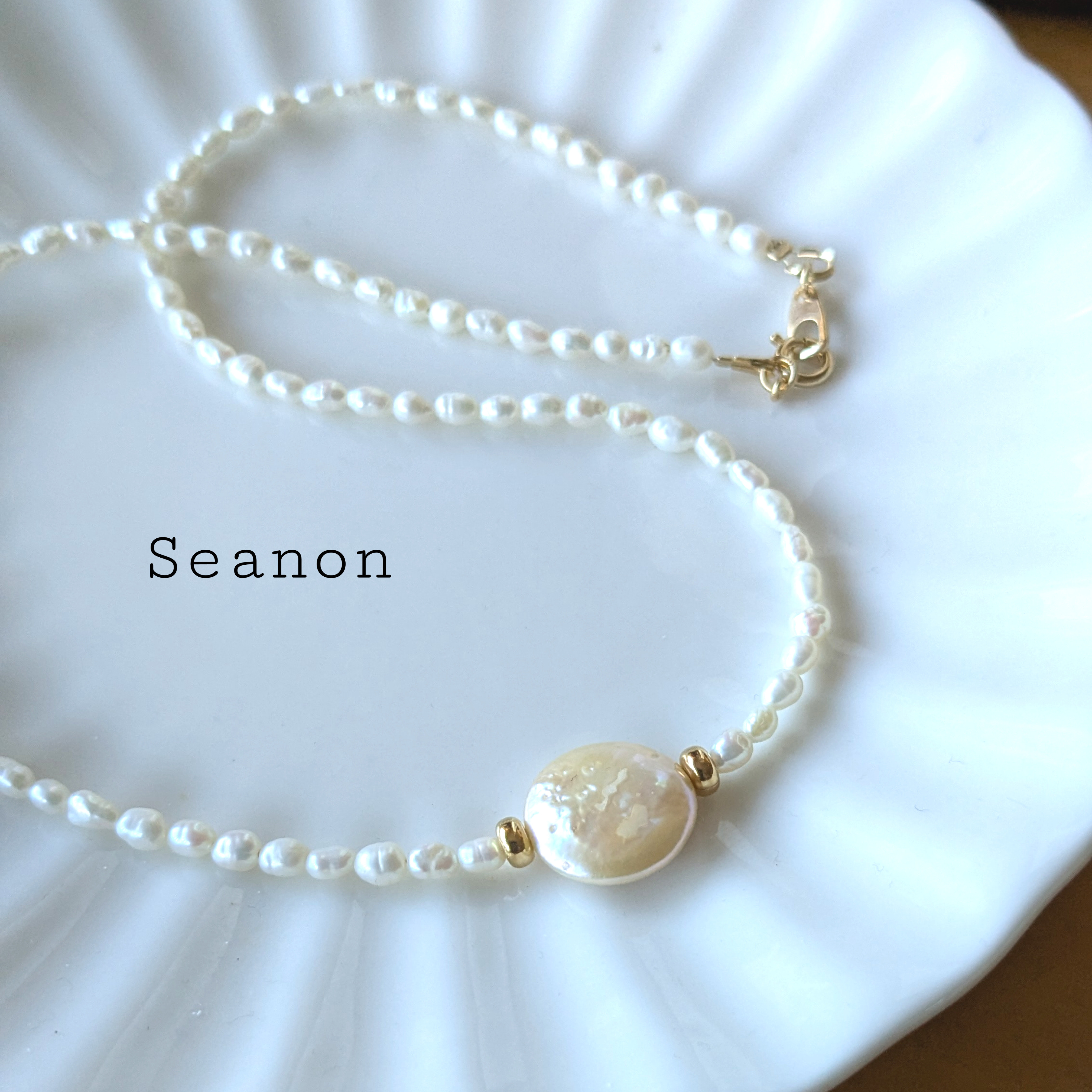 淡水パールネックレス