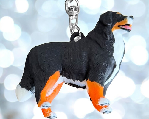 バーニーズマウンテンドッグ miniリアル3Dフィギュア/ミニチュア