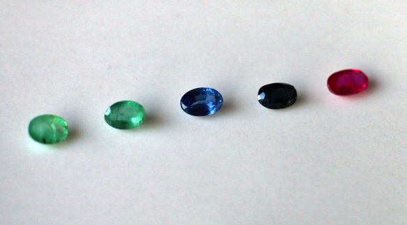 1.4ｃｔ　天然石　MIXストーン　ルース　セット　５個セット 4枚目の画像