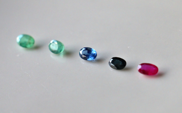 1.4ｃｔ　天然石　MIXストーン　ルース　セット　５個セット 3枚目の画像