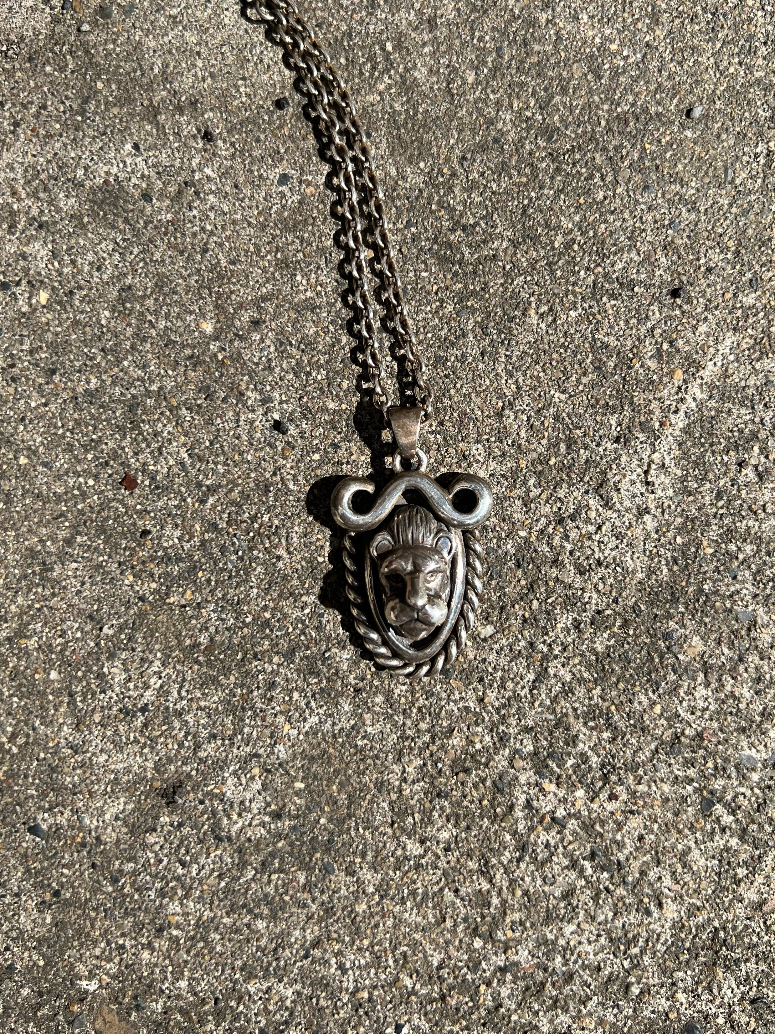 ライオンペンダント　silver925