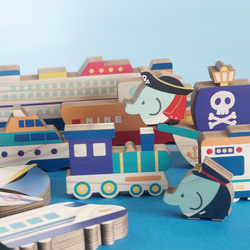 線路と海を走るのりものセット（単体販売） 4枚目の画像