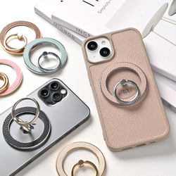MagSafe対応 スマホリング 【 Simple －クラシック－ 】 名入れ マグセーフ iPhone FA35A 17枚目の画像