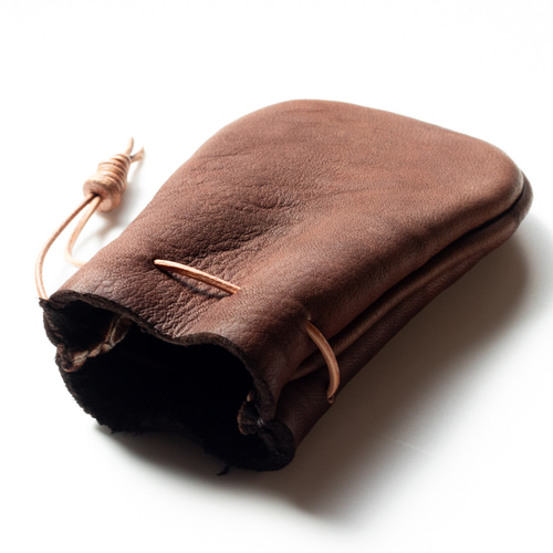 鹿革巾着 2221626 巾着袋 yoki 通販 18946250｜Creema(クリーマ)