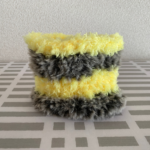 犬用マフラー ネックウォーマー スヌード 手編み ☆SSサイズ