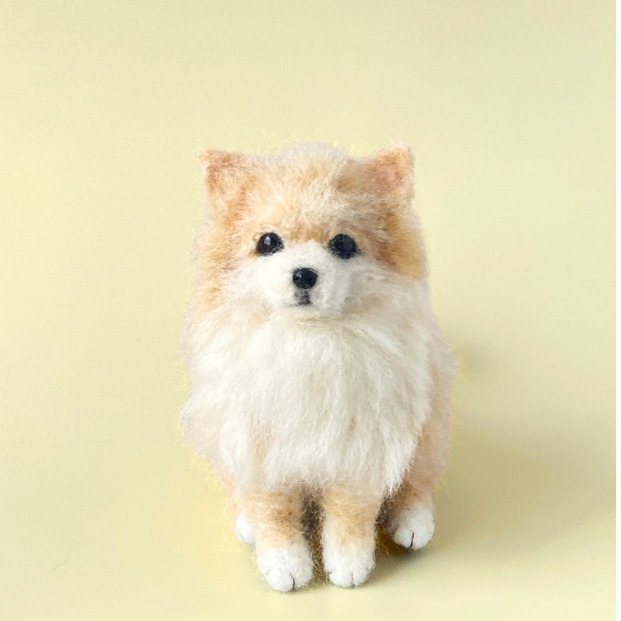 昭和レトロ　犬　ラビットファー　リアファー スピッツ　ポメラニアン　ぬいぐるみ 昭和レトロ スピッツ置物 犬置物 ラビットファー リアル犬 当時
