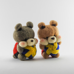 熊（クマ） 羊毛フェルト のおすすめ人気通販｜Creema(クリーマ) 国内