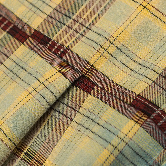 春 秋冬新作 メンズ チェック柄グラデーションラペル長袖シャツ 男 おしゃれ 通勤 ビジネス トップス