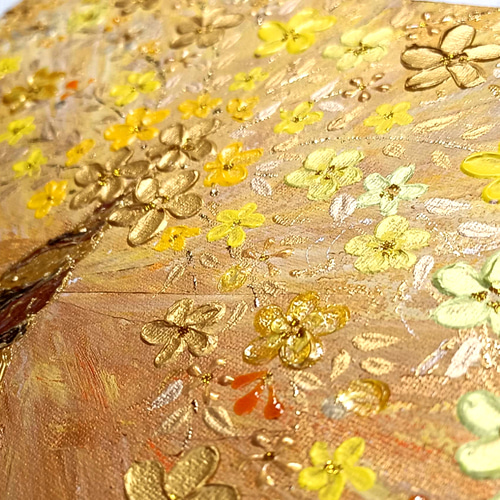 風水開運絵画＊実りの招財樹 金のなる木 金華樹 金運 勝負 仕事 引寄